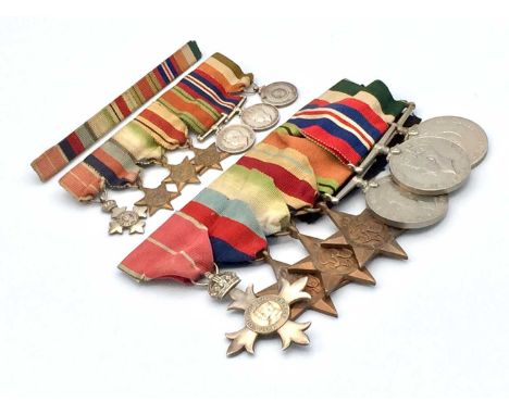 Royal Navy Medals. Group of 7 Medals to A/Instr. Lt. Commander R.G. Brooks R.N with additional group of 7 miniatures. Compris