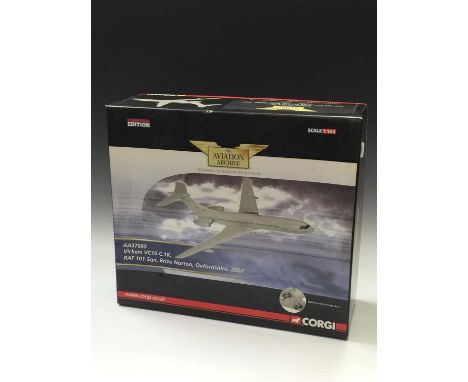 Corgi Aviation Archive Die Cast 2000s Era - Vickers VC10 C.1K RAF 101 Sqn, Brize Norton, Oxfordshire 2007 (Ref. AA37005) Scal