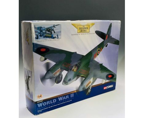 Corgi Aviation Archive Die Cast Aeroplane - DH Mosquito B MKXVI (ref. AA34601) Monkton Express III, 692 Squadron No. 8 Group,