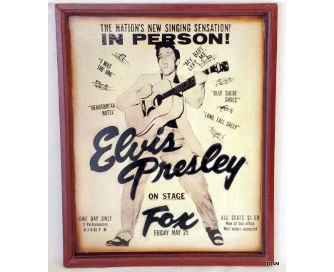 An Elvis plaque 