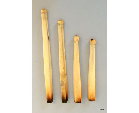 4 bone vintage cigarette holders