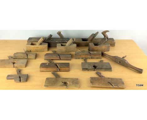 Selection of Vintage planes (majority I Sorby cast steel Sheffield)
