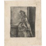 Chodowiecki, Daniel Nikolaus: Die Dame mit dem Muff