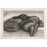 Hollar, Wenzel: Gestreifter Muff und Pelzboa