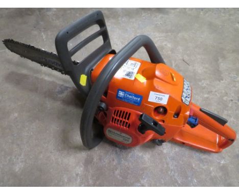 A HUSQVARNA 120 MK 2 PETROL CHAINSAW WITH 13" BLADE