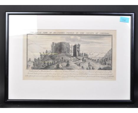Samuel and Nathanial Buck - The West View of Restormel Castle In The County of Cornwall - An 18th century George II circa. 17