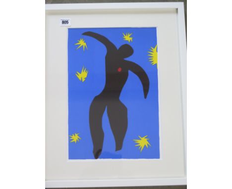 Henri Matisse - Icare - Lithograph from Jazz suite 2005 - Limited Edition 1300 - copy of justification page verso - image siz