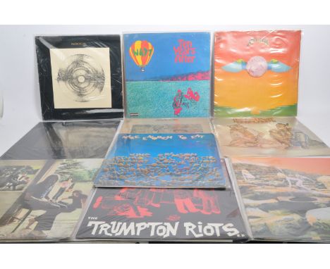 A collection of 10 vintage 20th Century long play LP vinyl records circa late 1970s early 1980s. Artists to include; Half Man