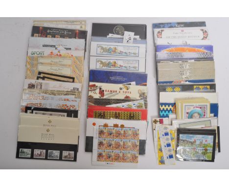 A large collection of vintage 20th century &amp; later UK currency unfranked mint presentation pack. The lot to include Royal