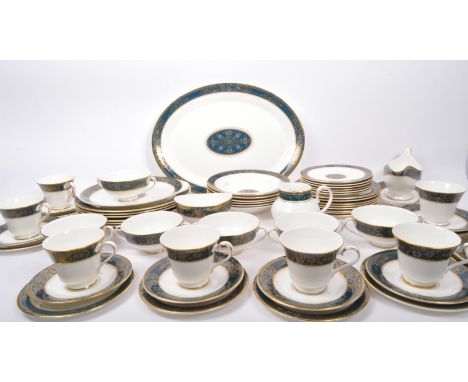 A collection of vintage 20th century Royal Doulton fine bone china 'Carlyle' tea &amp; dinner service set. The lot to include