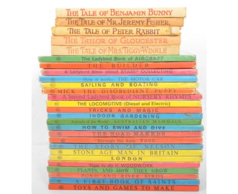 A collection of 20th century children's Beatrix potter books to include The Tale of Mrs.Tiggy-Winkle, The Tale of Gloucester.