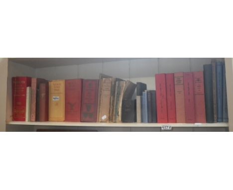 'SHIPS OF THE WORLD'S BATTLE FLEETS', by E. C. Talbot-Booth, together with various similar books including Army lists and Nav