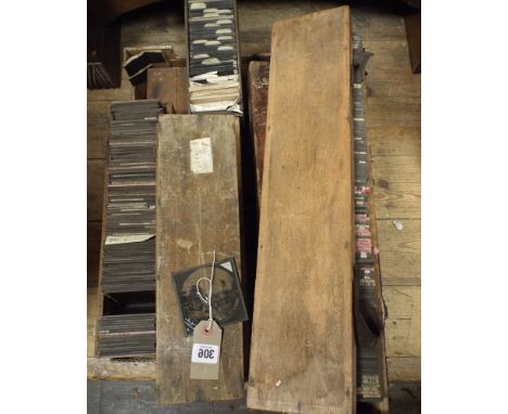 A large quantity of old Victorian lantern slides