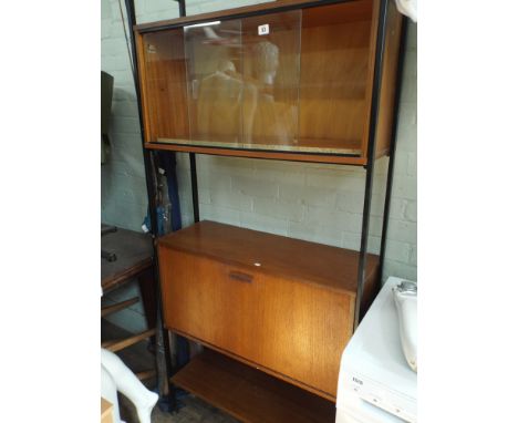 A 3 tier ladder rack style display cabinet 