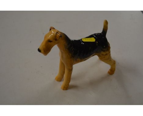 A Beswick Airedale terrier 