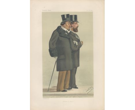 Vanity Fair print. Titled Power and Place. Subject Earl of Beaconsfield. Dated 16/12/1879. Approx size 14x12. Good condition.