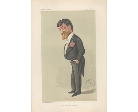 Vanity Fair print. Titled For ever and for ever. Subject Sig P Tosti. Dated 14/11/1885. Approx size 14x12inch. Good condition