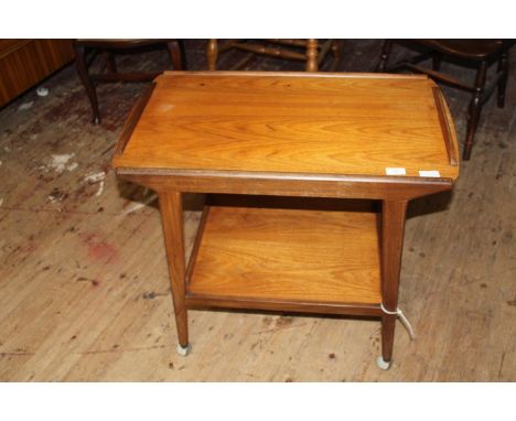A vintage mid century Danish designed teak drinks trolley 73x44x70cmcollection only 