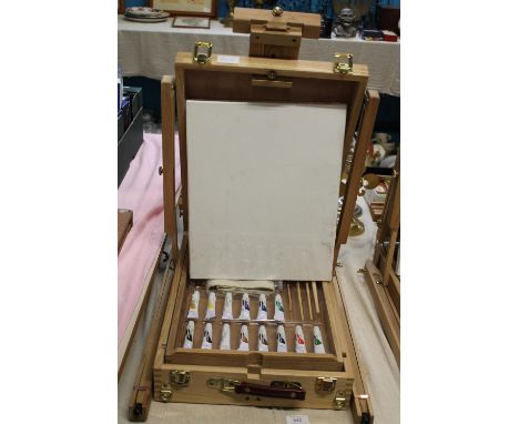 A new portable artists easel &amp; accessories 