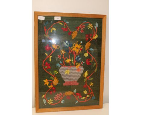 A vintage 1950's wool work tapestry 64x46cmcollection only 