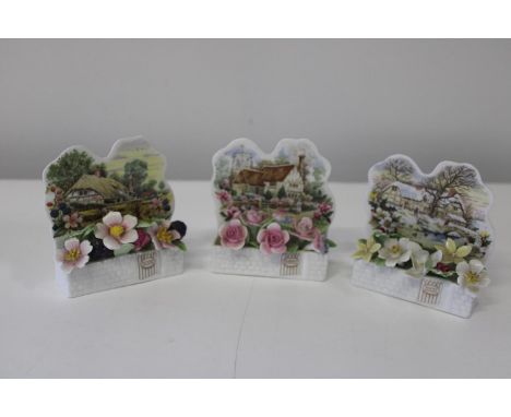 Three collectable Royal Albert ceramic pieces 