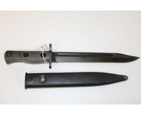 An Australian L1A2 SLR bayonet &amp; scabbard 