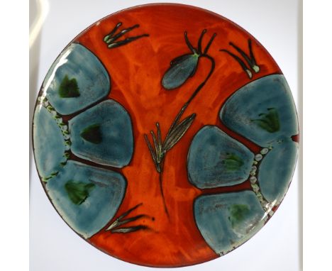 POOLE POPPY CHARGER 15 3/4'D 