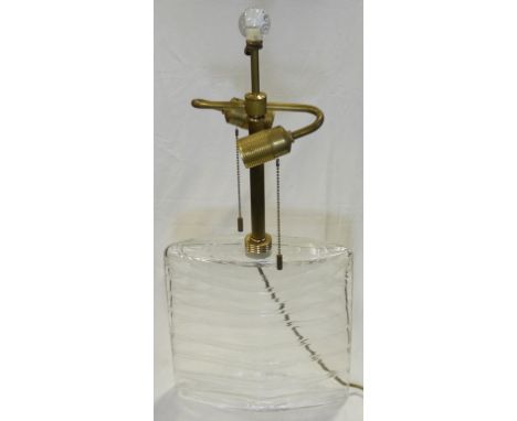 DONGHIA VELA AMERICAN CONTEMPORARY GLASS LAMP BASE 