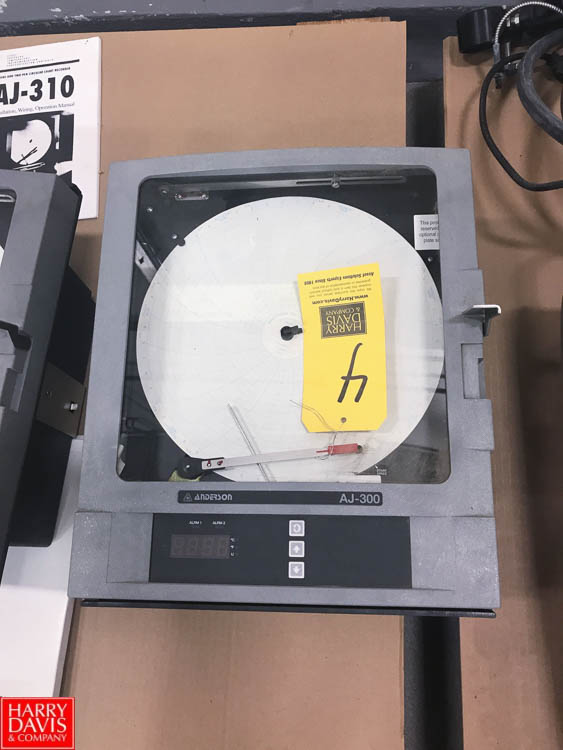 NEW Anderson Chart Recorder Model AJ 300 Rigging Fee 35