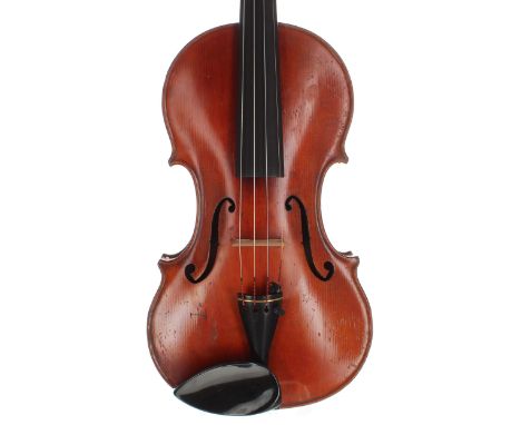 Good English violin by and labelled Walter H. Mayson, Manchester, A.D. 1888, inscribed in pencil on the label 'Hera' and sign