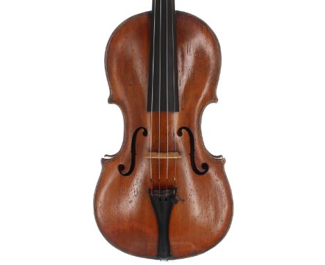 Good English violin by and labelled made by Thomas Smith at The Harp and Hautboy in Piccadilly, London 1743, the one piece ba