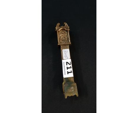 BRASS GRANDFATHER CLOCK DOOR KNOCKER