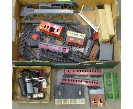 A box of OO gauge model rail 