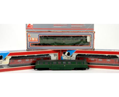 Lima locomotive W30W, another two x SBB FFS, and another all in Lima boxes, (4)PROVENANCE: From a deceased estate. This colle