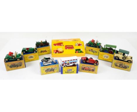 Collection of boxed Matchbox Models of Yesteryear, comprising vintage and modern, to include Lesney Models of Yesteryear No.1