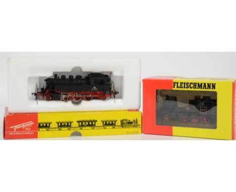 Fleischmann H0/00 gauge 403401 'Horst' locomotive and 4064 DB 064 389-0 locomotive, (2), both boxed,        