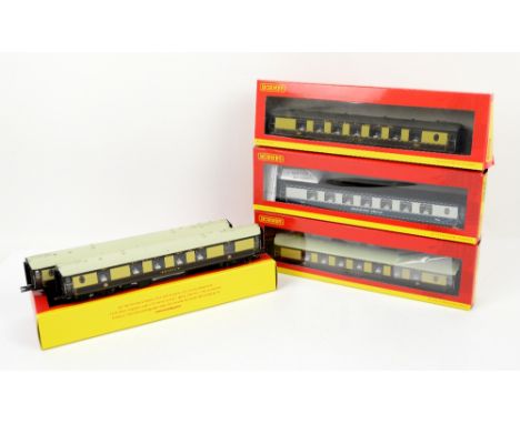 Hornby 00 Brighton Belle, Hazel and Doris, Car no 86 third class, Trailer first S285S, Car No 87 Pullman third class, (5) all