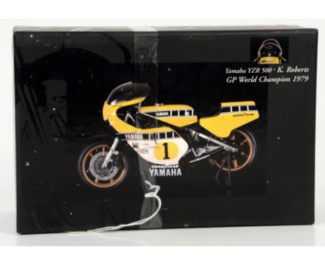 Minichamps 1:12 scale Classic Bike Series Yamaha YZR500 K. Roberts GP World Champion 1979, boxed,        No damage found. Sid