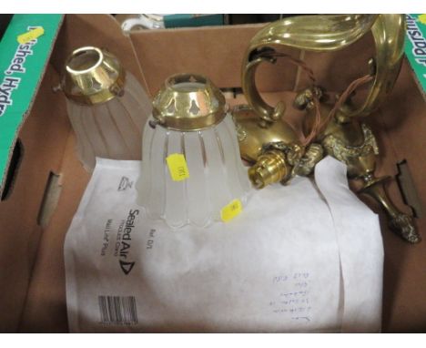 A vintage wall light fitting