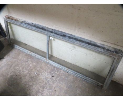 A Land Rover split windscreen, front window