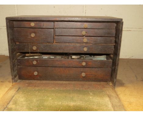 An engineers tool box and contents