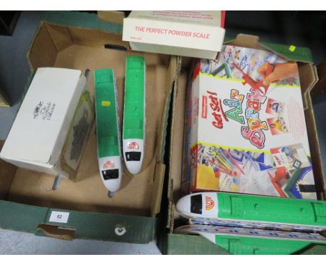 A quantity of collectables to include plastic toy soldiers and farm animals, tram car models, mantle clock etc