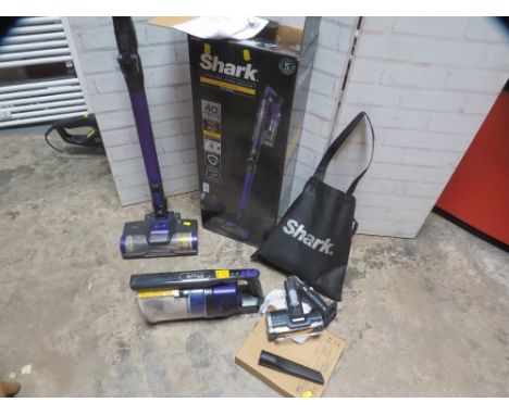 A boxed Shark rechargeable vacuum- no charger - House clearance
