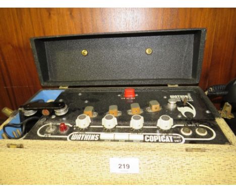 A vintage Watkins Copicat echo unit