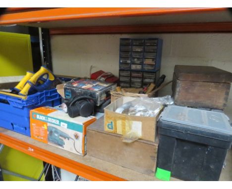 A selection of D.I.Y tools, toolboxes and consumables