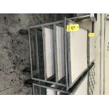 Steel Cart, 42'' x 36'', three shelves, on casters