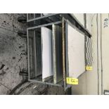 Steel Cart, 42'' x 36'', three shelves, on casters