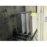 Steel Cart, 42'' x 36'', three shelves, on casters