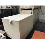 Matboard, 61'' x 41'', complete shrink wrapped pallet and one (1) partial pallet of Carthage