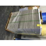 Matboard, one (1) complete pallet and one (1) partial pallet of 33'' x 41'' clay coated matboard